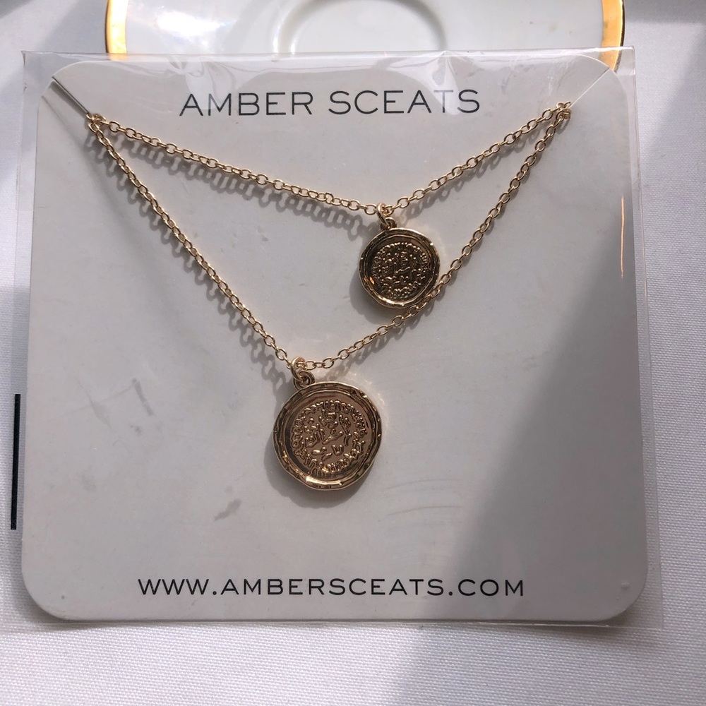New in Package Gold Coin Necklace